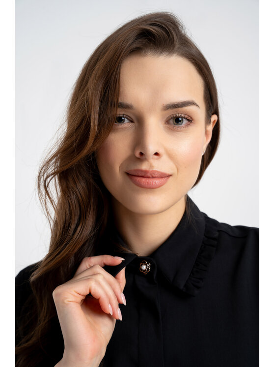 CLICK CLICK Πουκάμισο 10-6702 Μαύρο Regular Fit