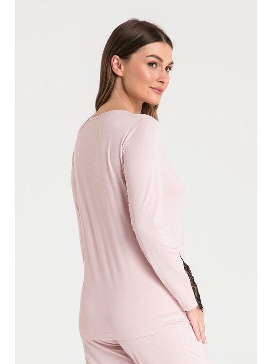 LaLupa LaLupa Koszula nocna LA072 Różowy Comfortable Fit