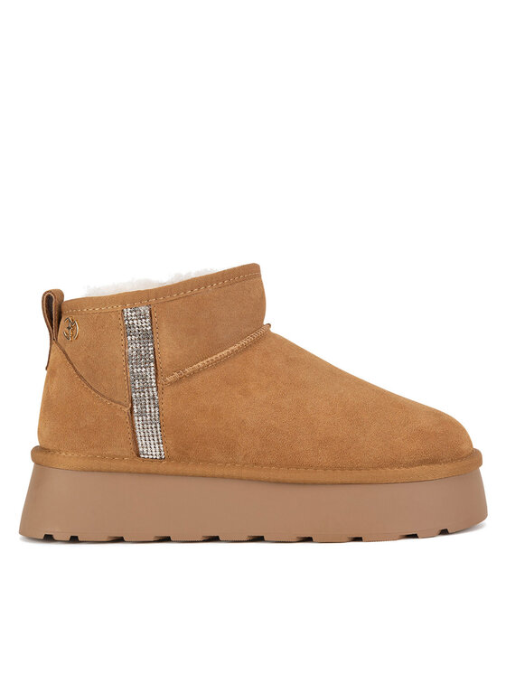 Eva Minge Stivali da neve WFA3111-4Z Beige, taglia : 39