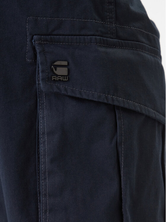 G-Star Raw G-Star Raw Текстилни панталони Rovic 3D D02190 Тъмносин Regular Fit