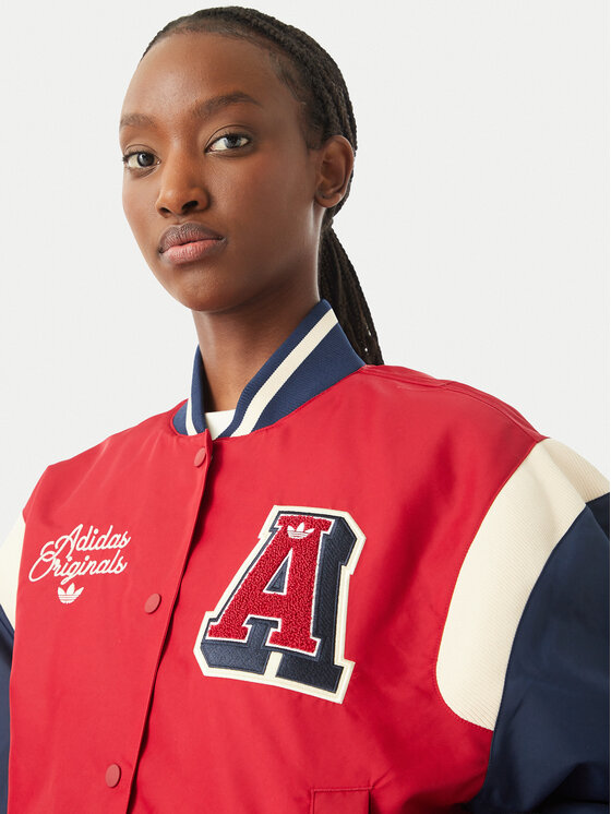 adidas adidas Kurtka bomber KR7030 Czerwony Loose Fit