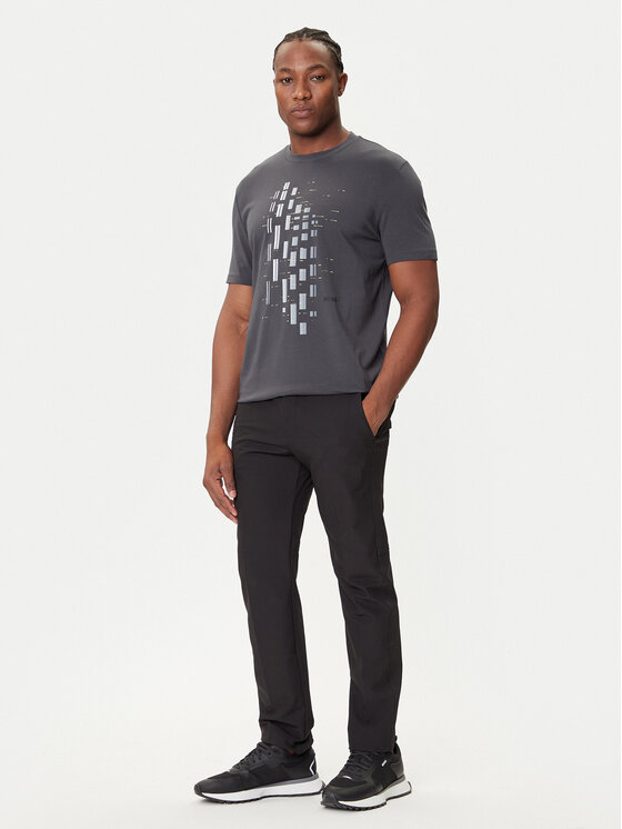 BOSS BOSS Majica GRX Zone 50543808 Siva Regular Fit