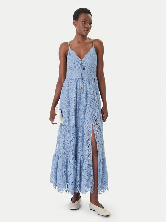 MICHAEL Michael Kors MICHAEL Michael Kors Poletna obleka MS683HQKQ9 Svetlo modra Regular Fit