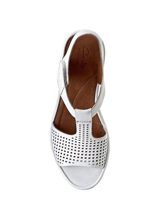Clarks Clarks Basutės Clarene Diva 261085774 Balta