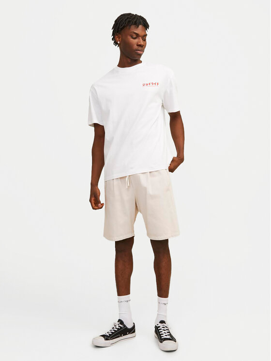 Jack & Jones Jack & Jones Szorty materiałowe Tony 12250090 Różowy Loose Fit
