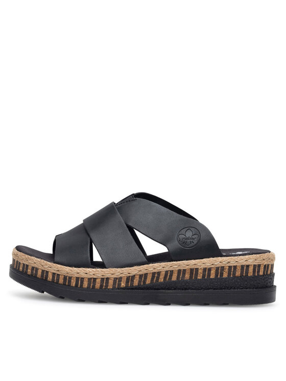 Rieker Rieker Espadrilky V7989-00 Černá