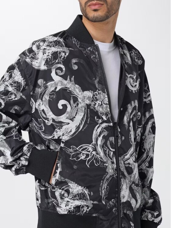 Versace Jeans Couture Versace Jeans Couture Kurtka bomber 76GAS407 CQS85 899 Czarny Regular Fit