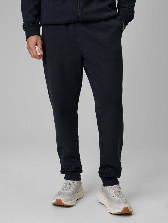 4F 4F Spodnie dresowe ESSENTIAL 2 Granatowy Regular Fit