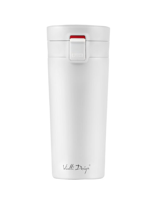 Vialli Design Vialli Design Kubek termiczny KUBEK TERMICZNY 400ML FUORI BIAŁY 7664 Biały