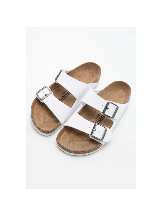 Birkenstock Birkenstock Klapki Arizona BF White 552681 Biały