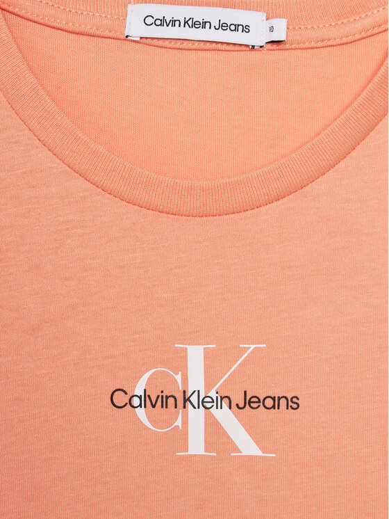Calvin Klein Jeans Calvin Klein Jeans T-shirt Micro Monogram IG0IG01470 Ružičasta Slim Fit