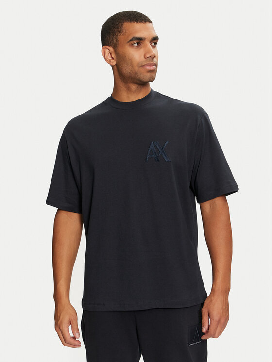 Armani Exchange T-krekls 6DZMJF ZJLFZ 1510 Tumši zils Regular Fit