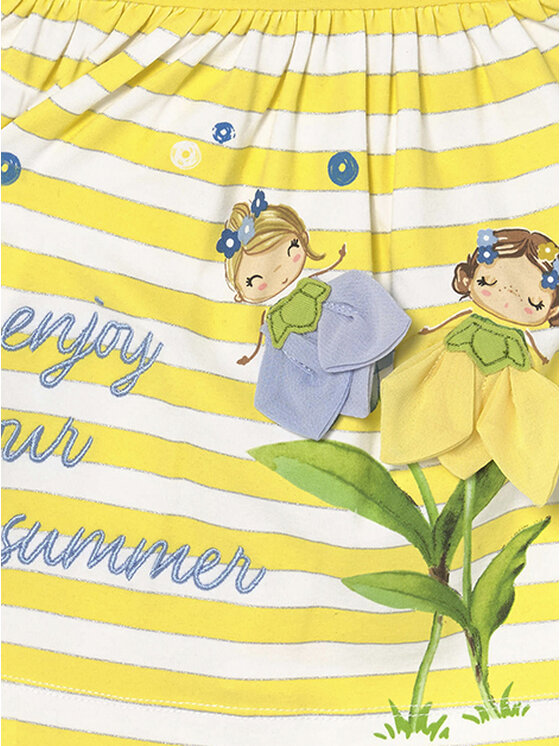 Vestito da giorno 1991 Giallo Regular Fit