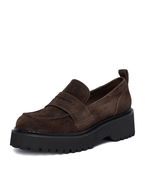 Badura Badura Loafersy EO-ARYA-LT017-1 Hnědá