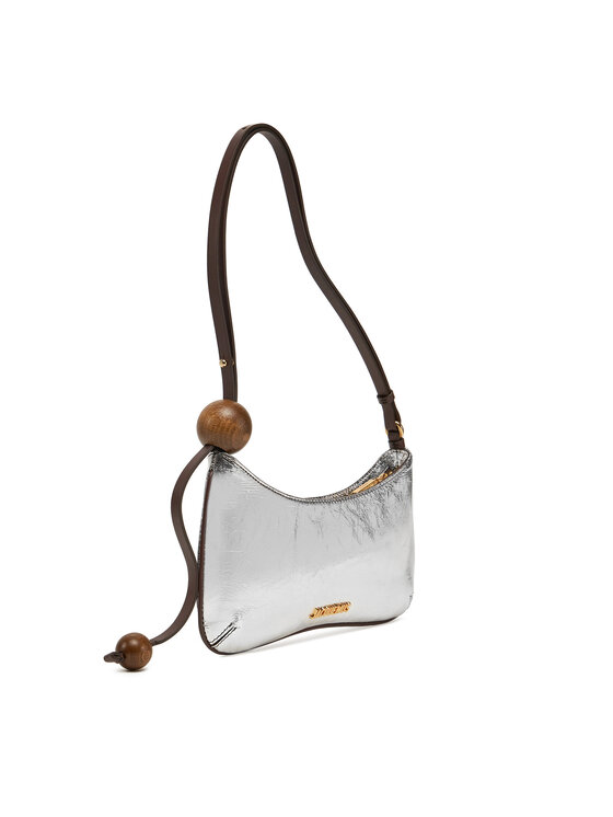 JACQUEMUS JACQUEMUS Borsetta Le Bisou Perle 24H231BA057-3192 Argento
