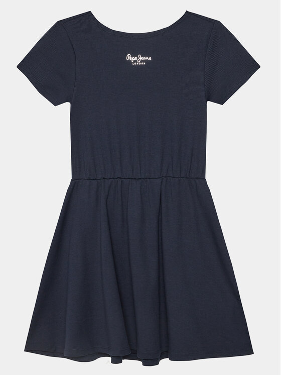 Pepe Jeans Letné šaty Olya PG951663 Tmavomodrá Regular Fit