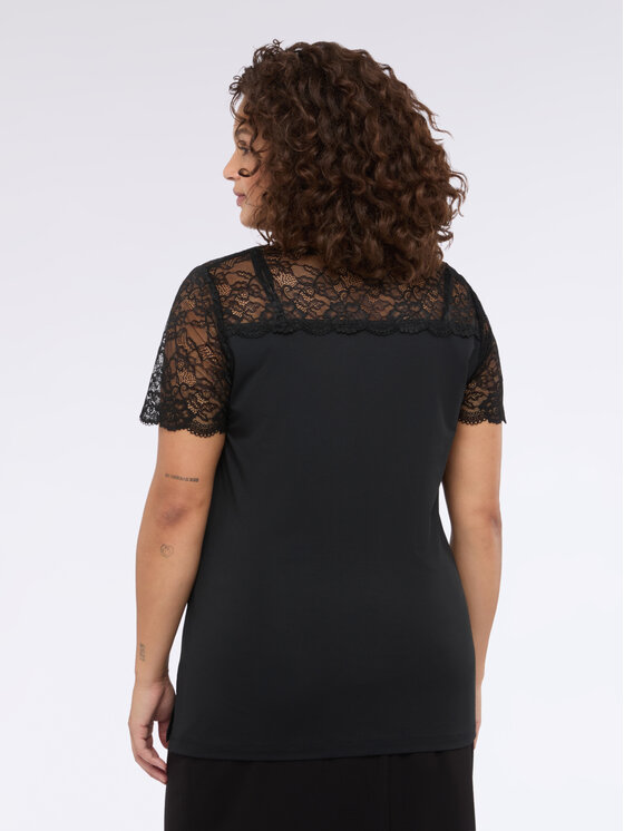 Fiorella Rubino Fiorella Rubino T-Shirt G008L008741N033 Czarny Regular Fit