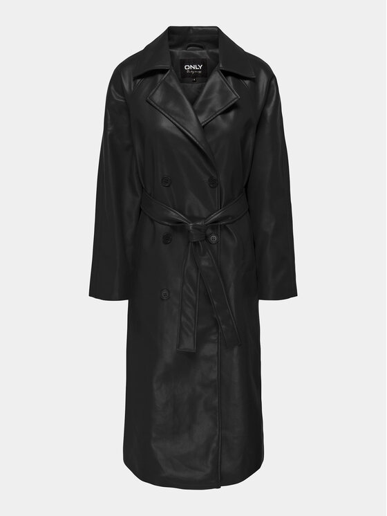 ONLY ONLY Trench 15294002 Crna Regular Fit