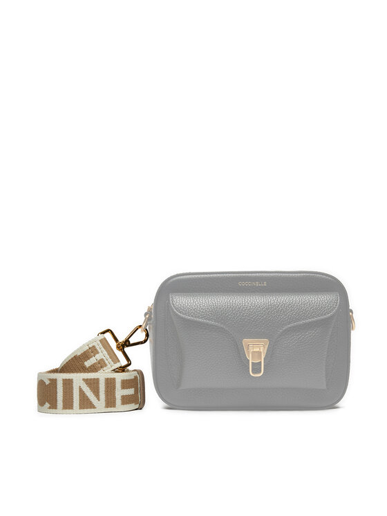 Coccinelle Coccinelle Austauschbarer Handtaschenriemen M21 Nastro Signature E3 M21 68 25 21 Beige