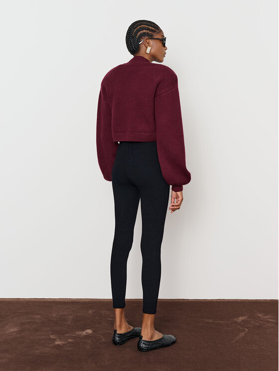 La Mania La Mania Cardigan MARI Bordeaux Classic Fit