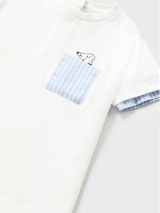 Mayoral Mayoral T-shirt 1018 Bijela Regular Fit