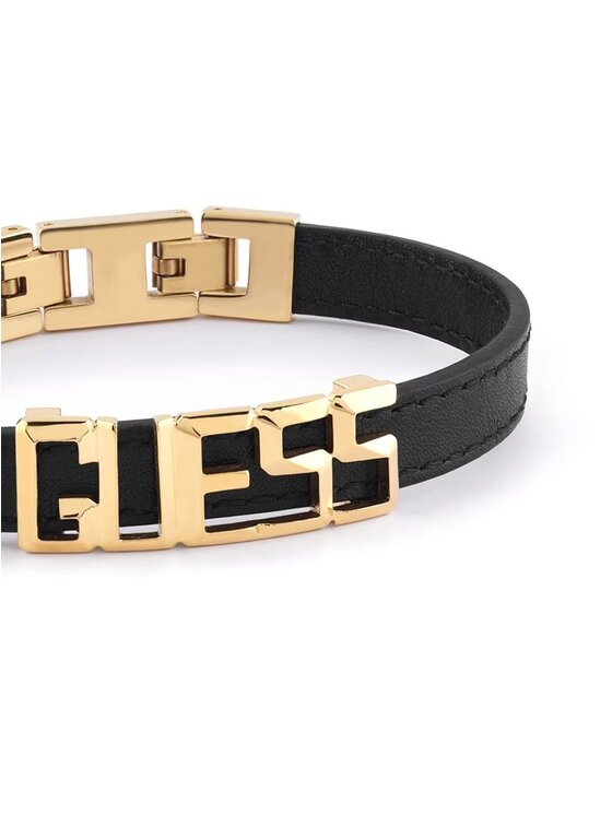 Guess Guess Náramok JUMB03207JWYGT/U Čierna