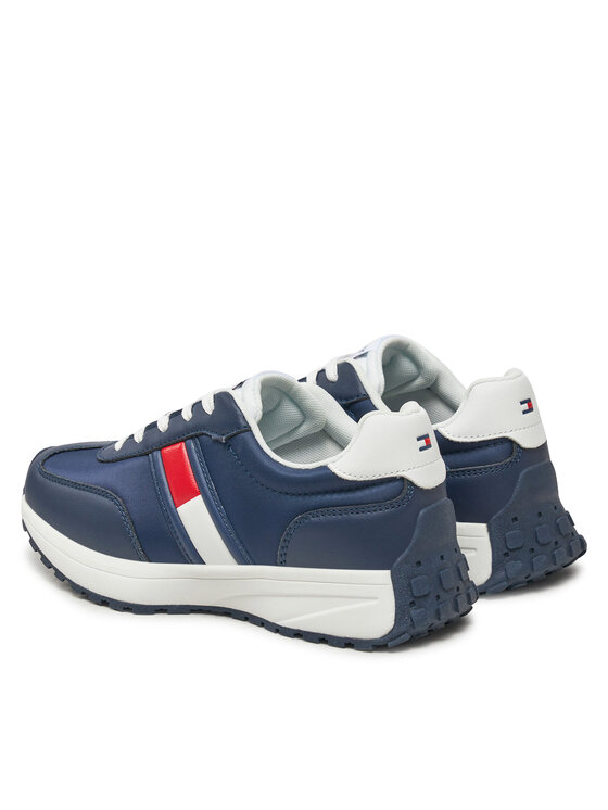 Tommy Hilfiger Tommy Hilfiger Sneakersy T3X9-33877-1695X007 S Granatowy