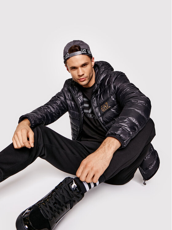EA7 Emporio Armani EA7 Emporio Armani Daunenjacke 8NPB02 PN29Z 0208 Schwarz Regular Fit