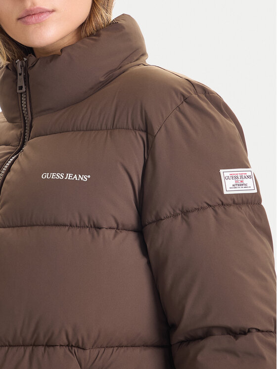 Guess Jeans Guess Jeans Zimska jakna W4BL21 WGII2 Smeđa Regular Fit