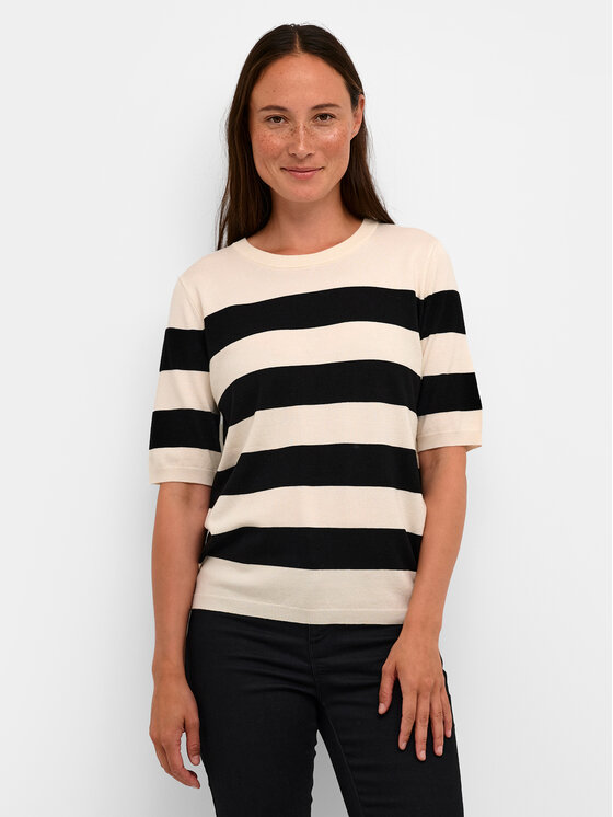 Kaffe Sveter Lizza 10508410 Čierna Regular Fit