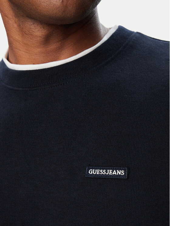 Guess Jeans Guess Jeans Džemperis M6BQ03 K5404 Tamsiai mėlyna Regular Fit