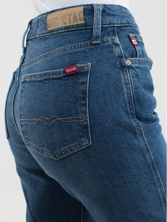 BIG STAR BIG STAR Jeansy MYRRA_313_190 Granatowy Straight Fit