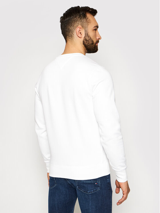 Tommy Hilfiger Tommy Hilfiger Felpa Logo MW0MW11596 Bianco Regular Fit