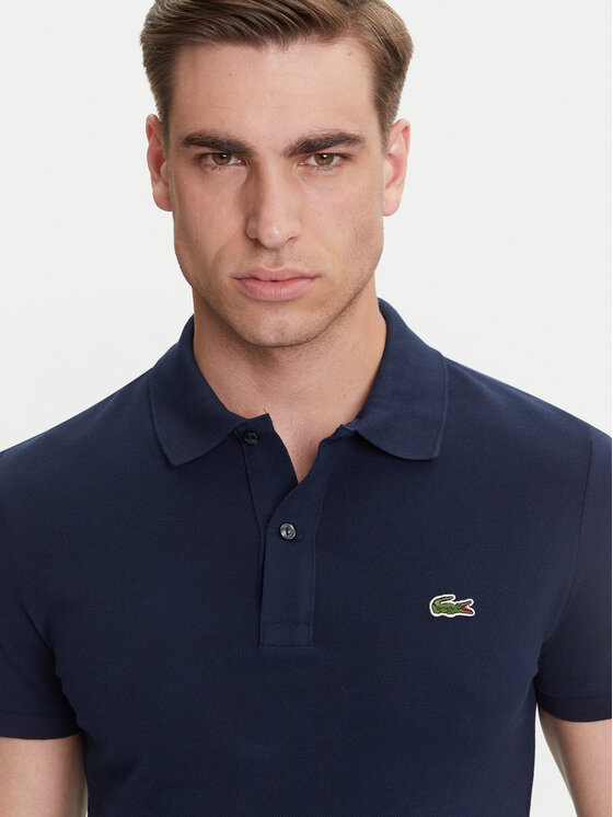 Lacoste Lacoste Polokošeľa PH4012 Tmavomodrá Slim Fit