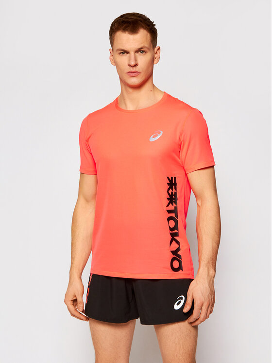 Magliette asics arancione store