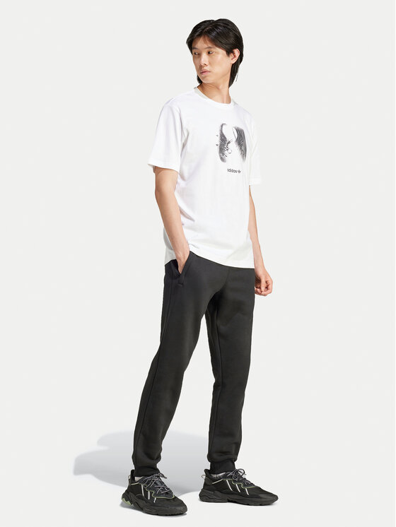 adidas adidas Marškinėliai Supply Street IY3430 Balta Regular Fit