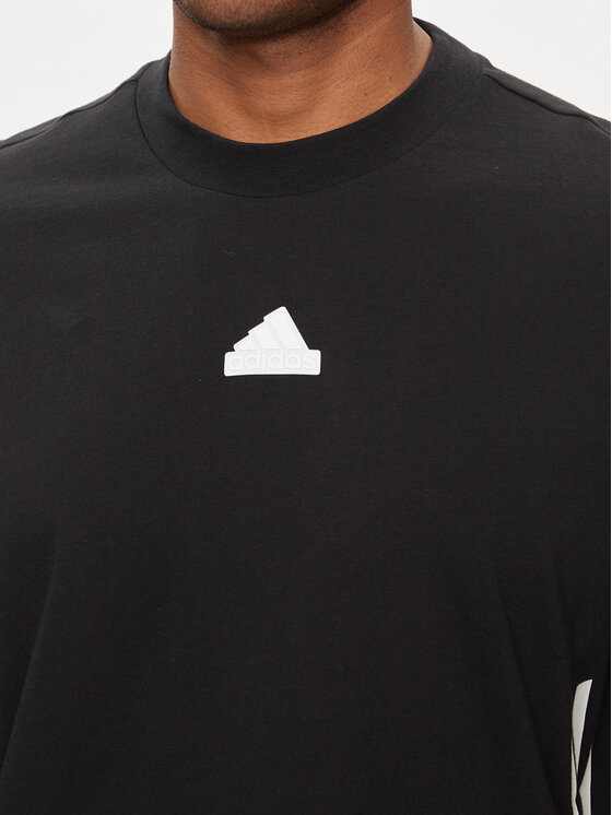 adidas adidas Тишърт Future Icons 3-Stripes IR9166 Черен Loose Fit