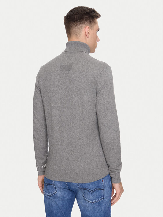 REPLAY Replay Гольф UK4455.000.G23138 Сірий Regular Fit