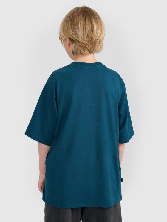 4F 4F T-Shirt CITY LINES Tyrkysová Oversize