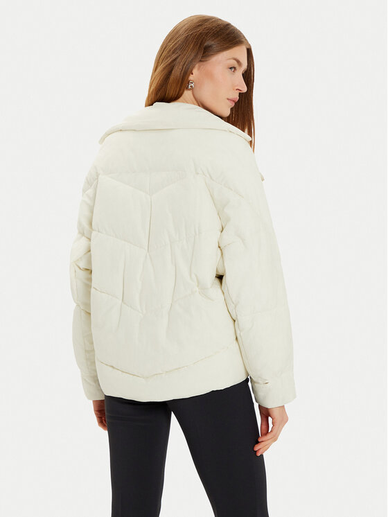 Marciano Guess Marciano Guess Cappotto in shearling 4BGL1 57188A Écru Regular Fit
