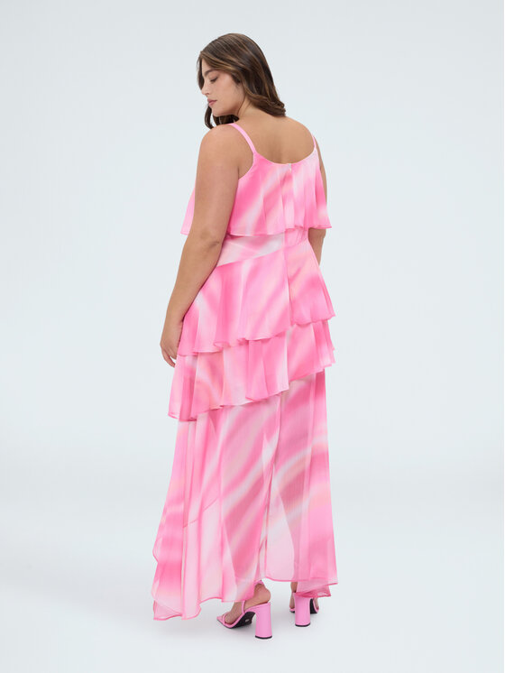 Fiorella Rubino Fiorella Rubino Sukienka wieczorowa 7047T001813N0R6 Różowy Regular Fit