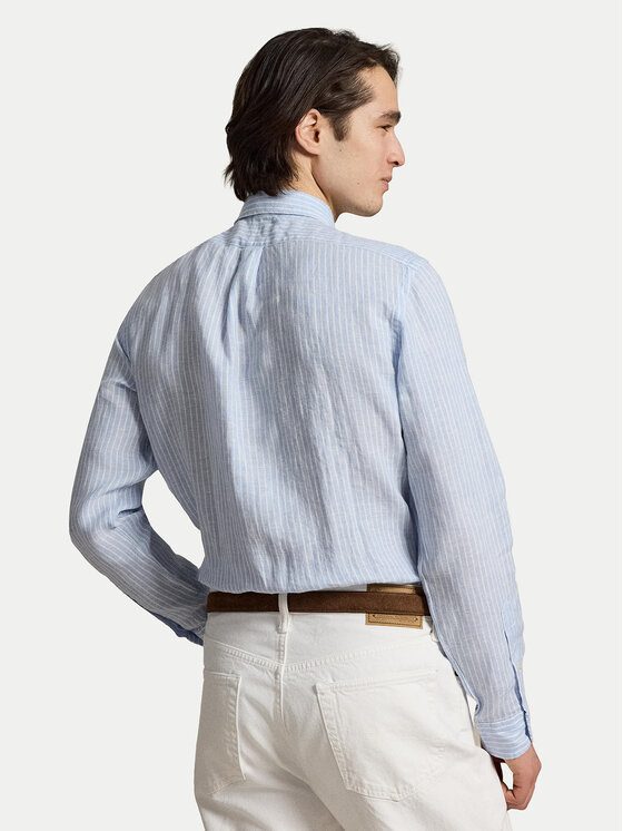 Polo Ralph Lauren Polo Ralph Lauren Košile 710B15594005 Světle modrá Custom Fit