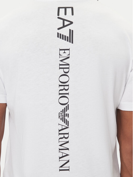 EA7 Emporio Armani EA7 Emporio Armani Majica 7M000567 AF10375 M0003 Bela Regular Fit