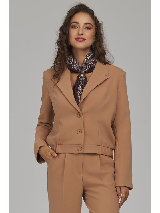 NIFE NIFE Marynarka Z103 Brązowy Regular Fit