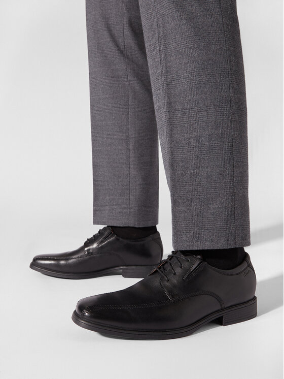 Clarks Clarks Półbuty Tilden Walk 261103107 Czarny