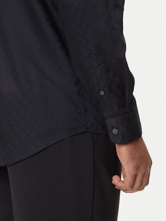 Armani Exchange Armani Exchange Košulja XM001142 AF13131 FC022 Crna Regular Fit