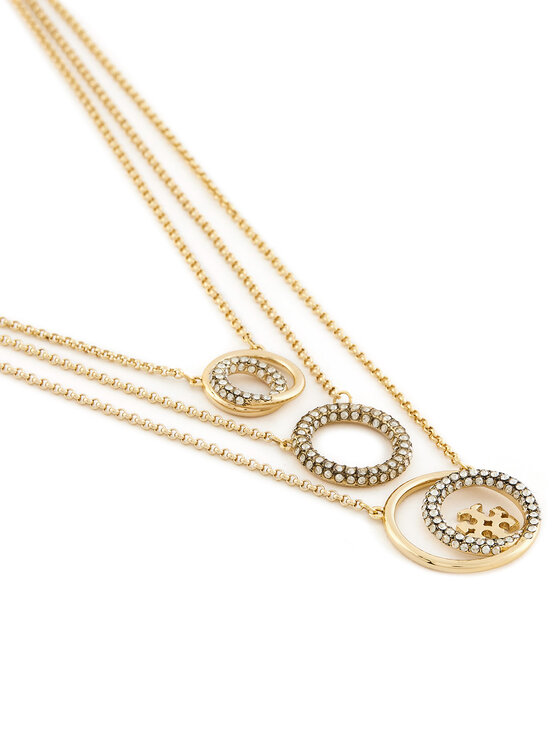 Tory Burch Tory Burch Ogrlica Miller Pave Layered 163733 Zlatna