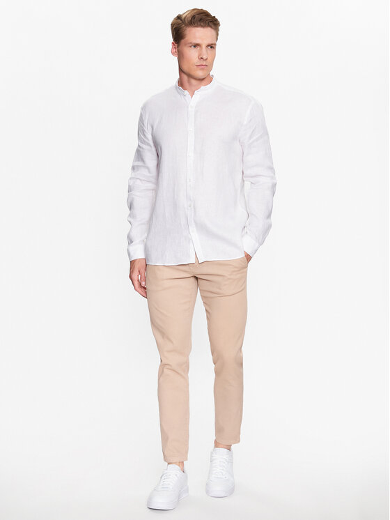 HUGO Hugo Košeľa 50490740 Biela Slim Fit