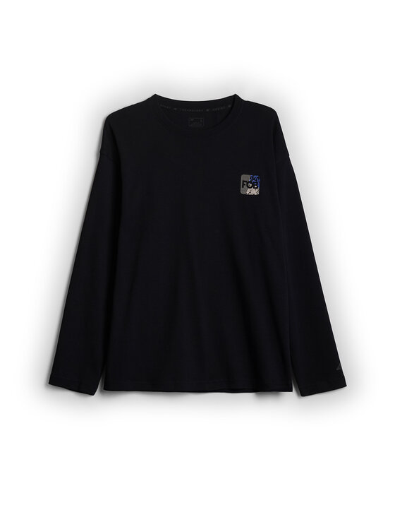 4F 4F Longsleeve FOB Czarny Loose Fit