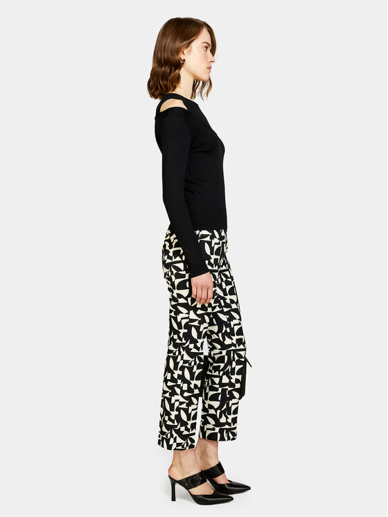 Sisley Sisley Πουλόβερ 1B7YM104G Μαύρο Slim Fit